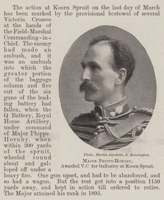 Major Phipps-Hornby, récompensé par la VC pour bravoure à Koorn Spruit - English Photographer