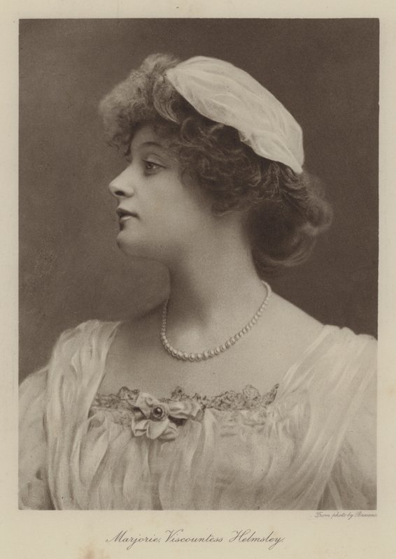 Marjorie Vicomtesse Helmsley (photo n/b) - English Photographer