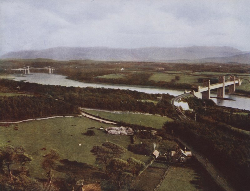 Détroit de Menai depuis la colonne d