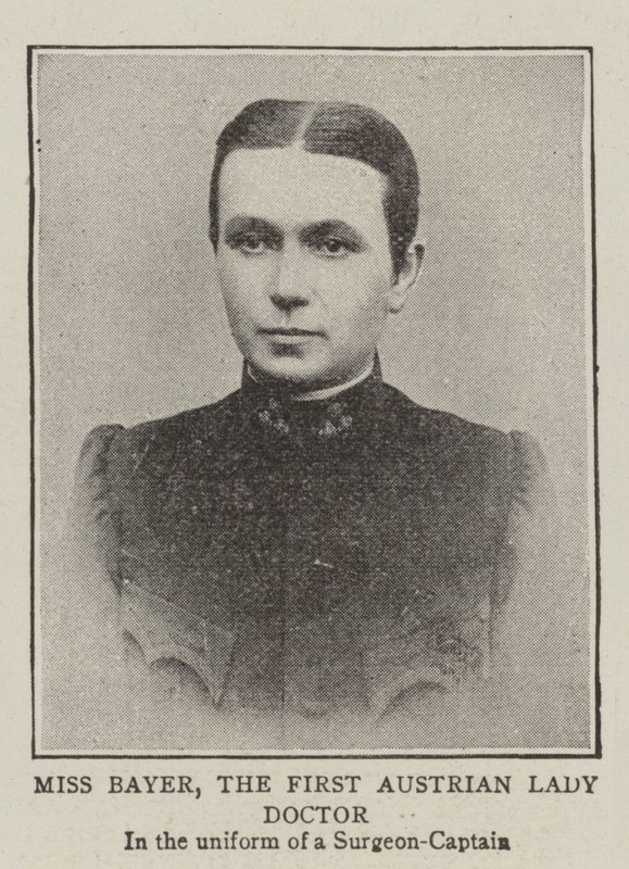 Mlle Bayer, la première femme médecin autrichienne - English Photographer
