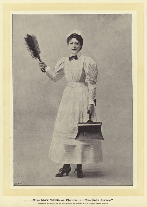 Mlle May Yohe, en Phyllis, dans The Lady Slavey - English Photographer