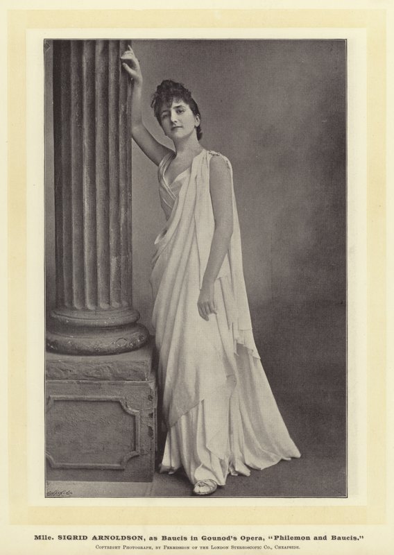Mlle Sigrid Arnoldson, en Baucis dans l