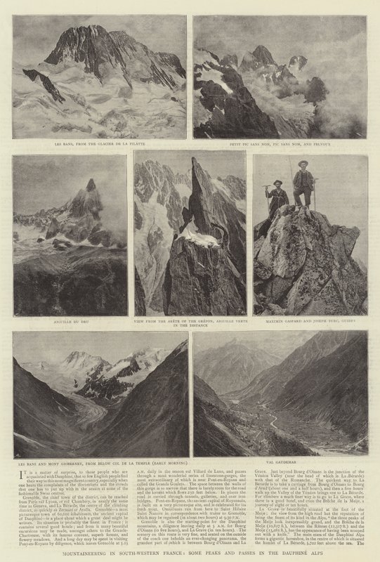 Alpinisme dans le sud-ouest de la France, quelques pics et cols dans les Alpes du Dauphiné - English Photographer