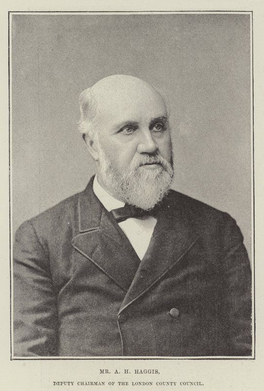M. A H Haggis, vice-président du conseil du comté de Londres - English Photographer