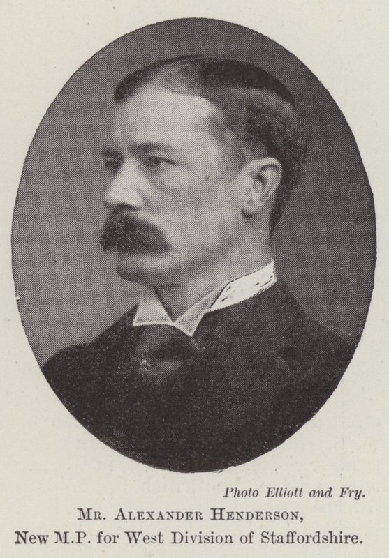 M. Alexander Henderson, nouveau député pour la division ouest du Staffordshire - English Photographer