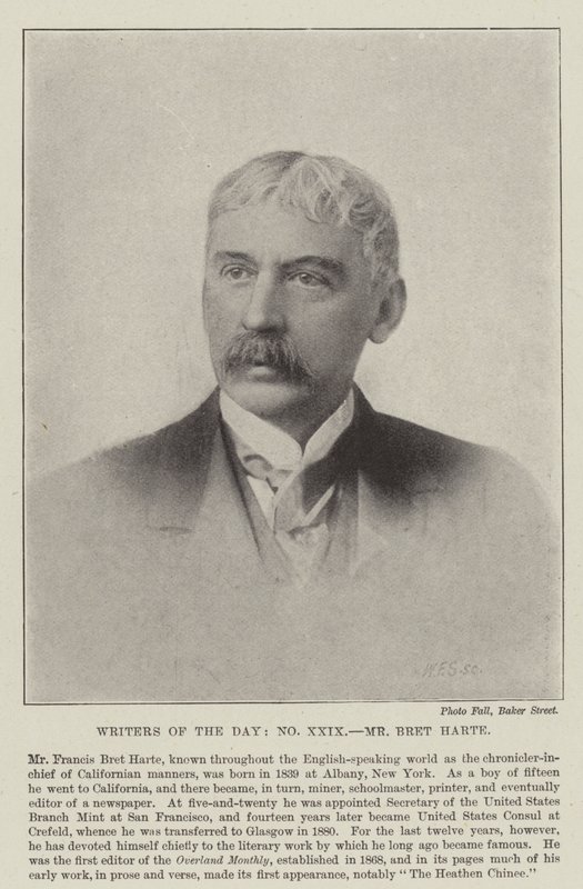 Monsieur Bret Harte - English Photographer
