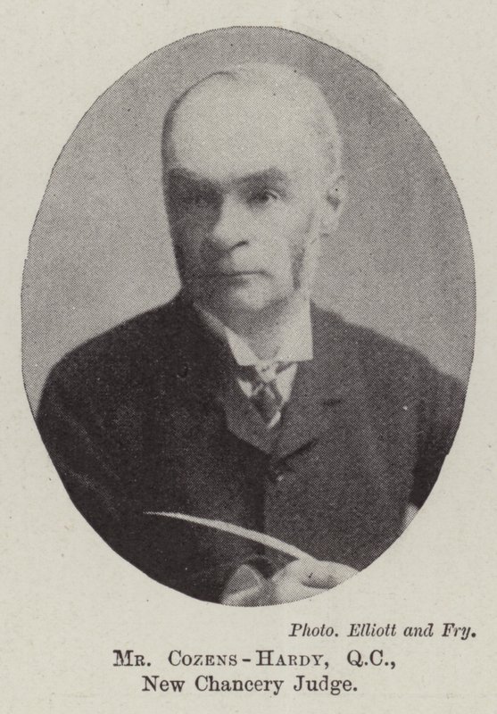 M. Cozens-Hardy, QC, nouveau juge de la chancellerie - English Photographer
