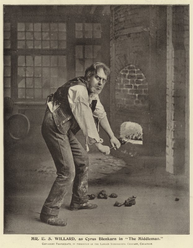 M. E S Willard, en tant que Cyrus Blenkarn dans The Middleman - English Photographer