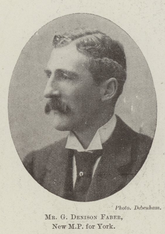 M. G Denison Faber, nouveau député de York - English Photographer