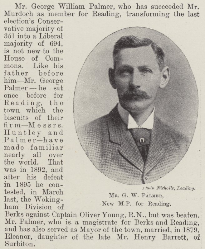 M. G W Palmer, nouveau député de Reading - English Photographer