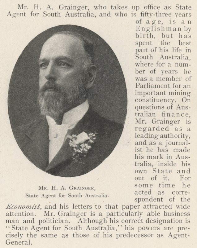 M. H.A. Grainger, agent d