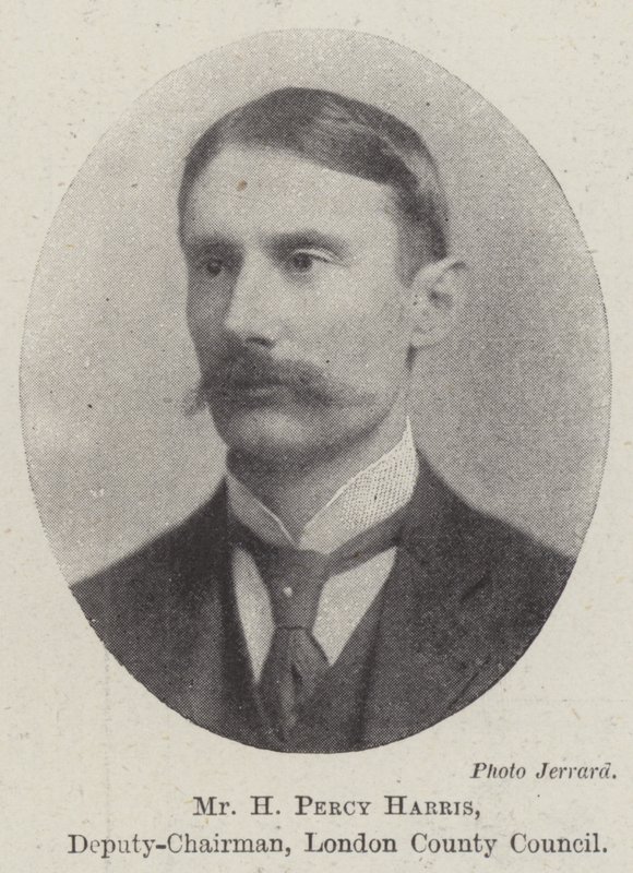 M. H Percy Harris, vice-président, Conseil du comté de Londres - English Photographer