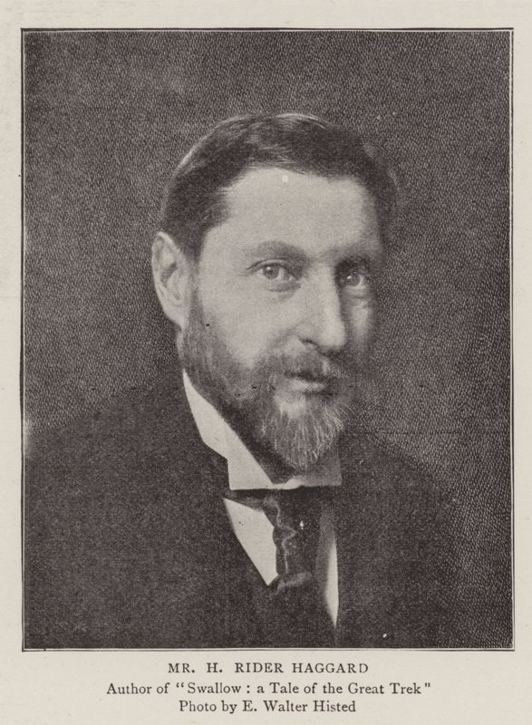 M. H Rider Haggard, les auteurs de notre nouveau feuilleton - English Photographer