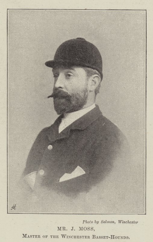 M. J Moss, maître des bassets de Winchester - English Photographer