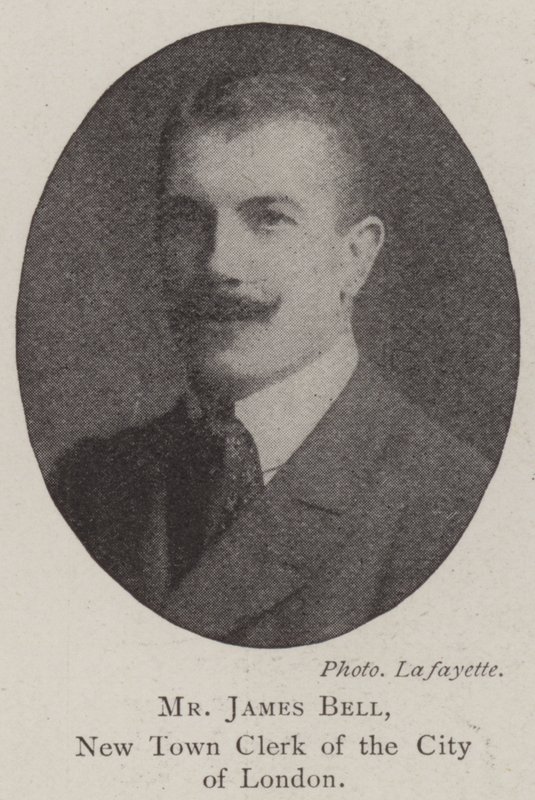 M. James Bell, nouveau greffier de la ville de Londres - English Photographer