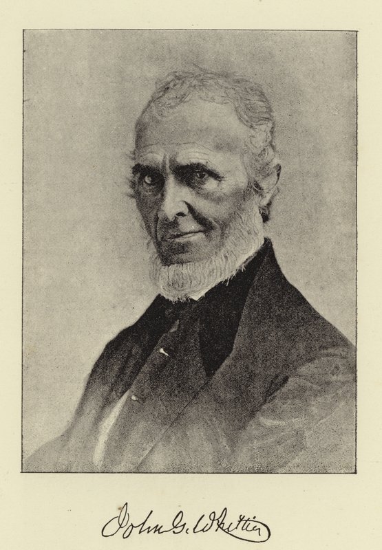 M. John G. Whittier, le poète quaker d