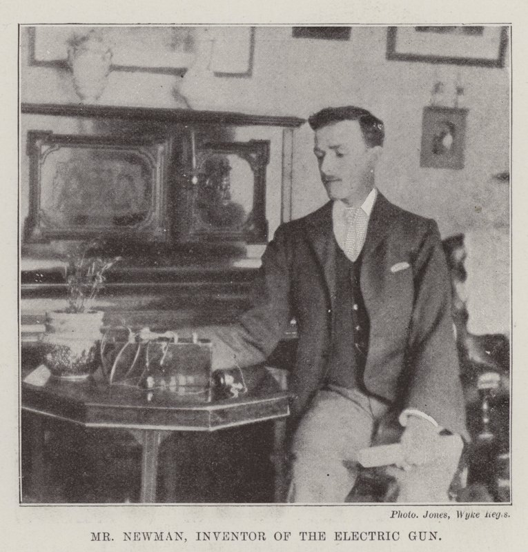 M. Newman, inventeur du canon électrique - English Photographer