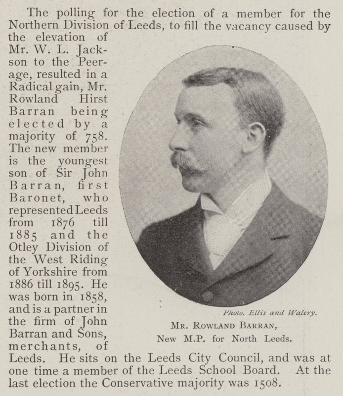 M. Rowland Barran, nouveau député de North Leeds - English Photographer