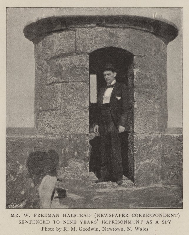M. W Freeman Halstead (correspondant de journal) condamné à neuf ans de prison comme espion - English Photographer