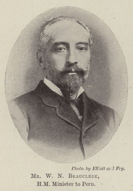 M. W N Beauclerk, Ministre de Sa Majesté au Pérou - English Photographer