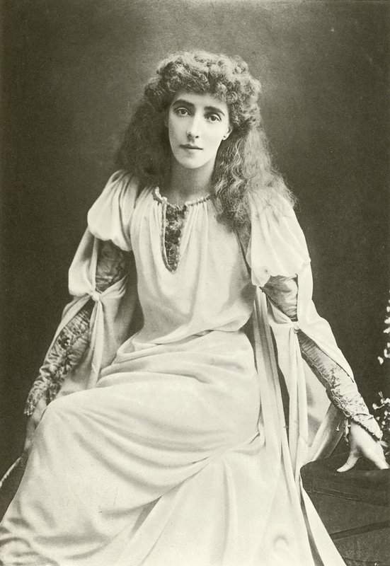 Mme Beerbohm Tree en Ophélie (gravure) - English Photographer