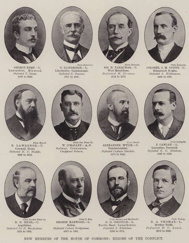 Nouveaux membres de la Chambre des communes, héros du conflit - English Photographer