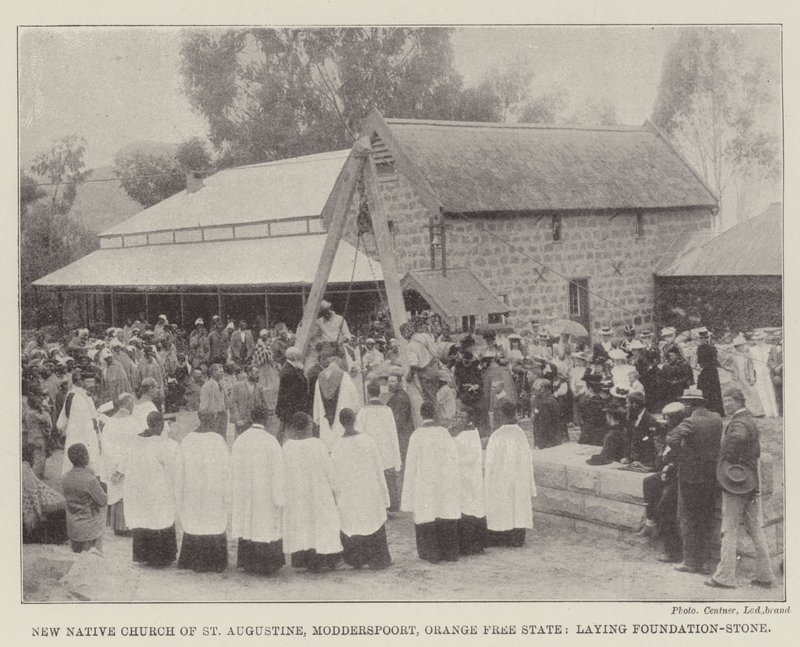 Nouvelle église indigène de Saint-Augustin, Modderspoort, État libre d