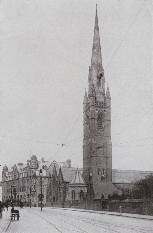 Newcastle, cathédrale catholique romaine St Mary (photo n/b) - English Photographer