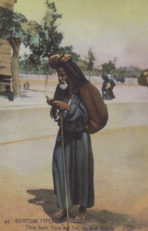 Vieil homme arabe, Égypte - English Photographer