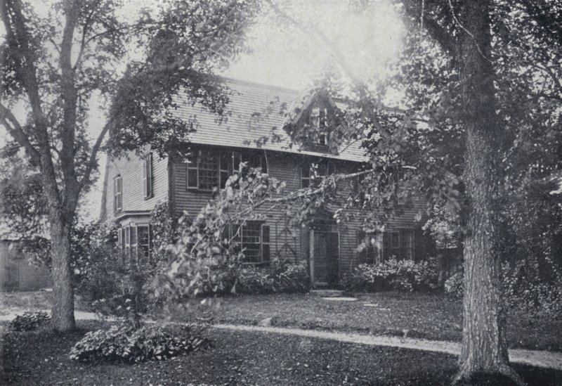 Old Manse, Salem, Massachusetts, maison de Nathaniel Hawthorne (photo n/b) - English Photographer