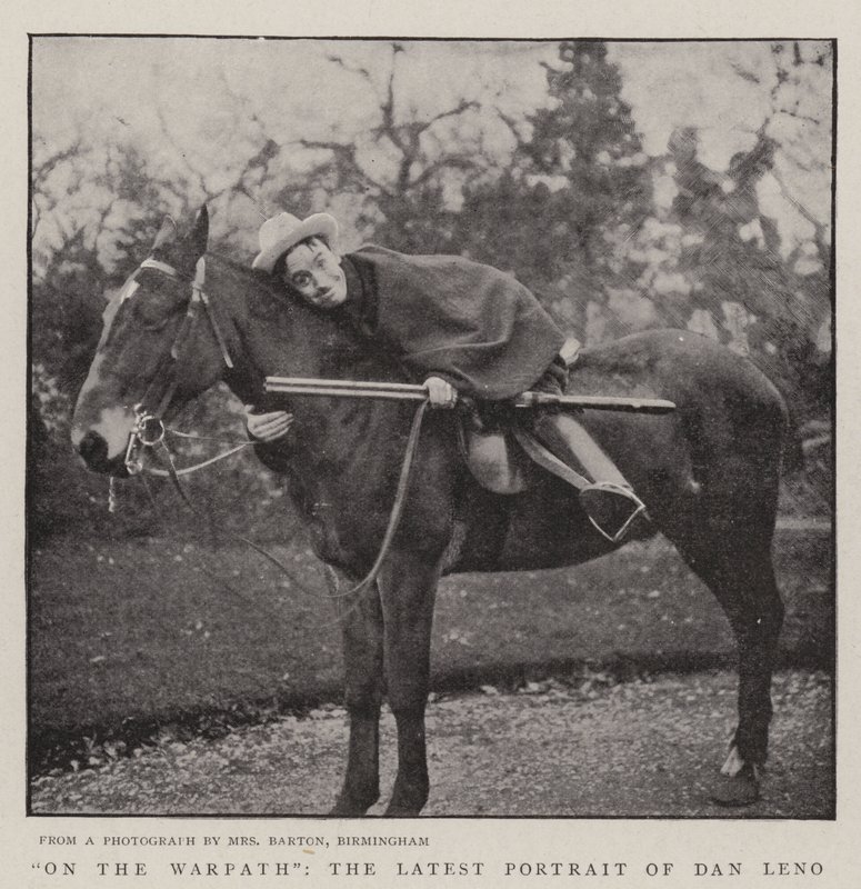 Sur le sentier de la guerre, le dernier portrait de Dan Leno - English Photographer