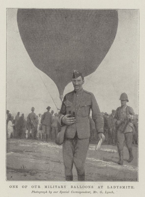 Un de nos ballons militaires à Ladysmith - English Photographer