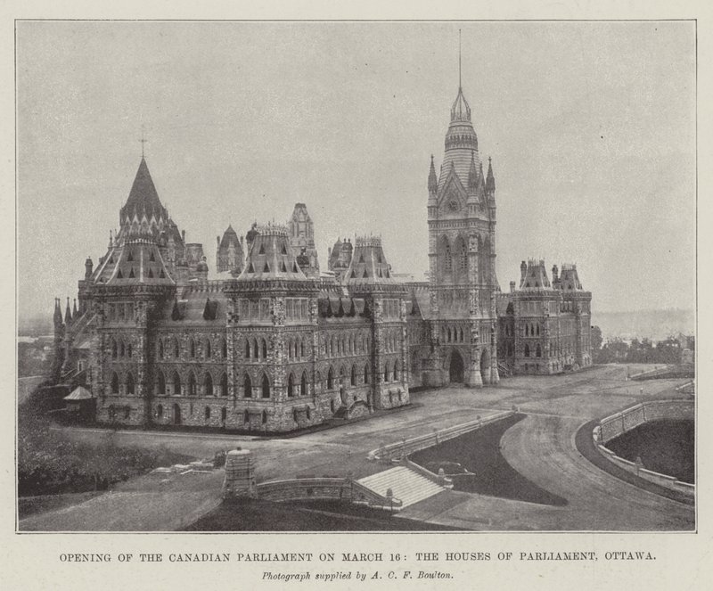 Ouverture du Parlement canadien le 16 mars, les Chambres du Parlement, Ottawa - English Photographer