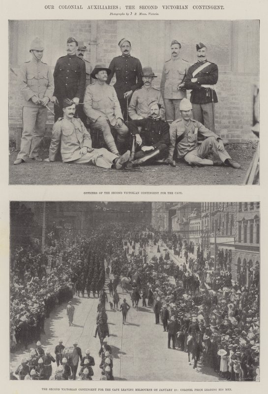 Nos auxiliaires coloniaux, le deuxième contingent victorien - English Photographer