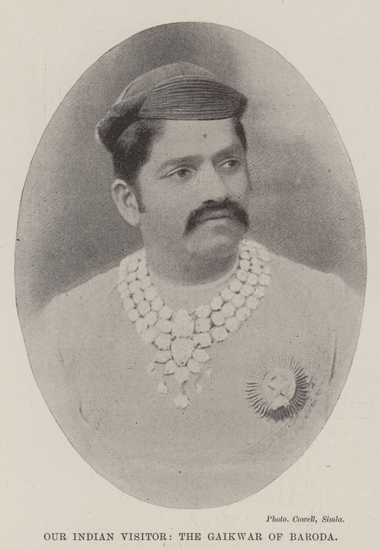 Notre visiteur indien, le Gaikwar de Baroda - English Photographer