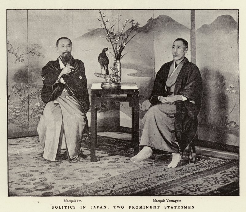 La politique au Japon, deux hommes d