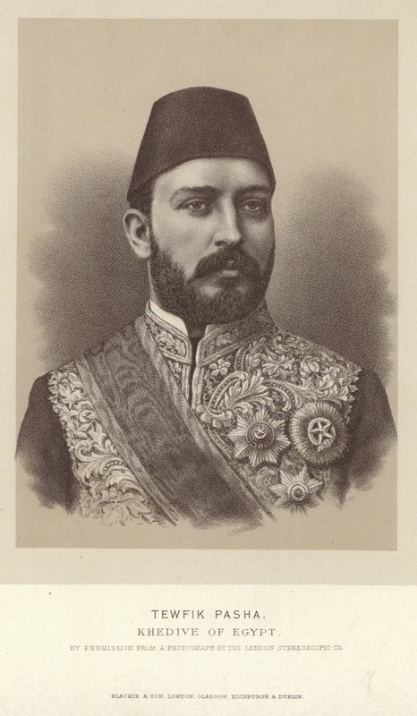 Portrait de Tewfik Pacha, Khédive d