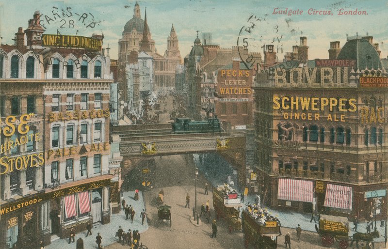 Ludgate Circus, Londres - English Photographer