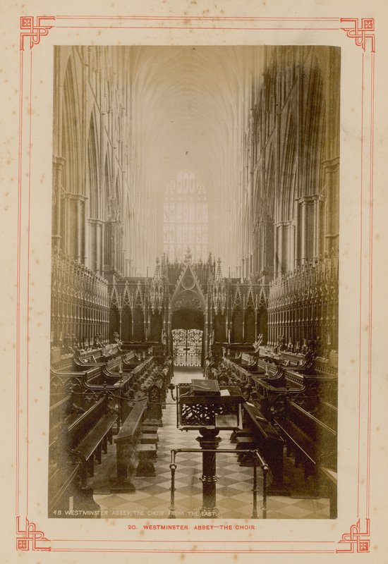Carte postale du chœur de l