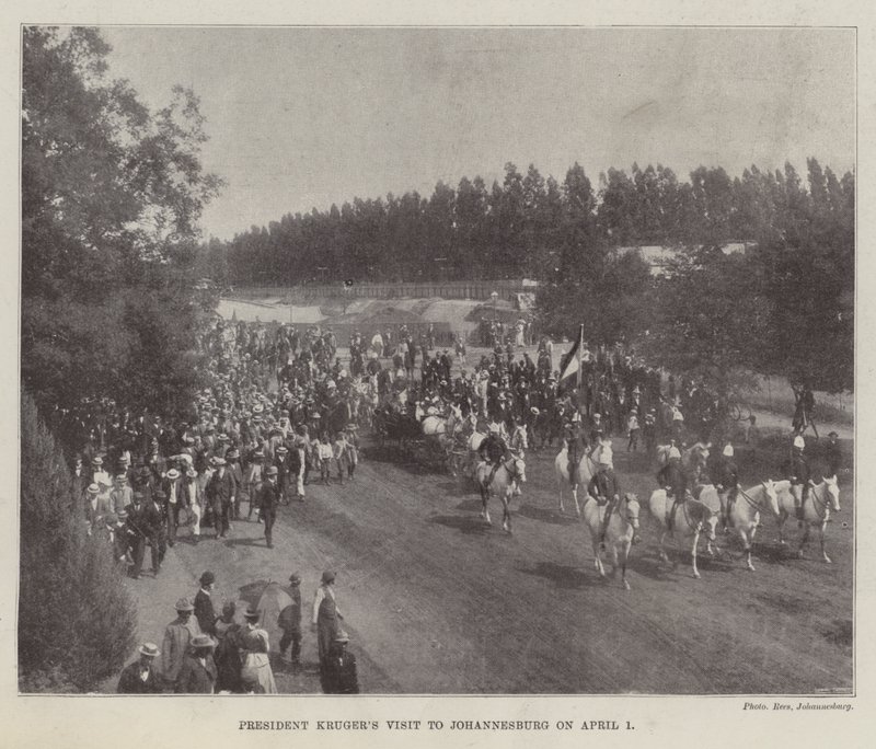 Visite du président Kruger à Johannesburg le 1er avril - English Photographer