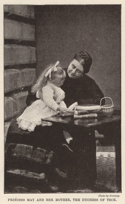 La princesse May et sa mère, la duchesse de Teck - English Photographer