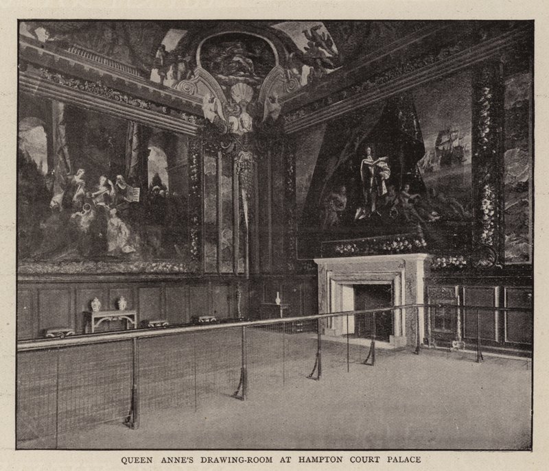 Le salon de la reine Anne au palais de Hampton Court - English Photographer