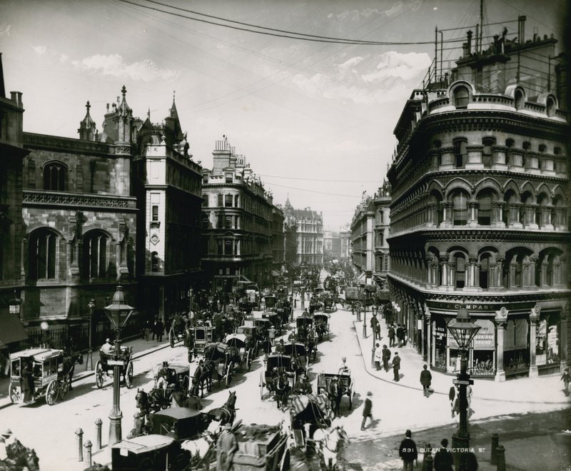 Queen Victoria Street, Londres - English Photographer
