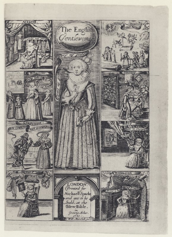 R Brathwait, La dame anglaise, M Sparke 1631 - English Photographer