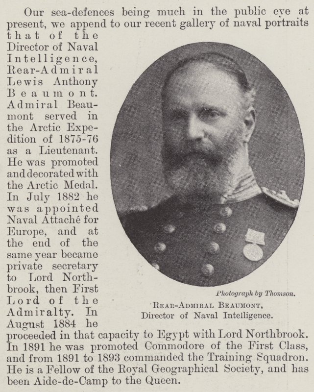 Contre-amiral Beaumont, directeur du renseignement naval - English Photographer
