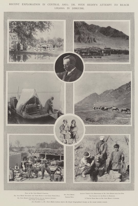 Exploration récente en Asie centrale, la tentative du Dr Sven Hedin d