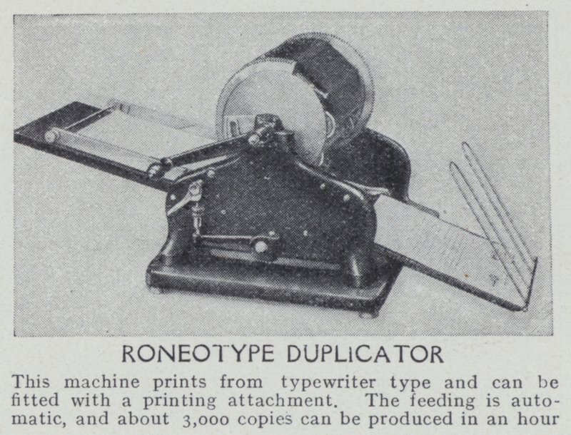 Duplicateur Roneotype - English Photographer
