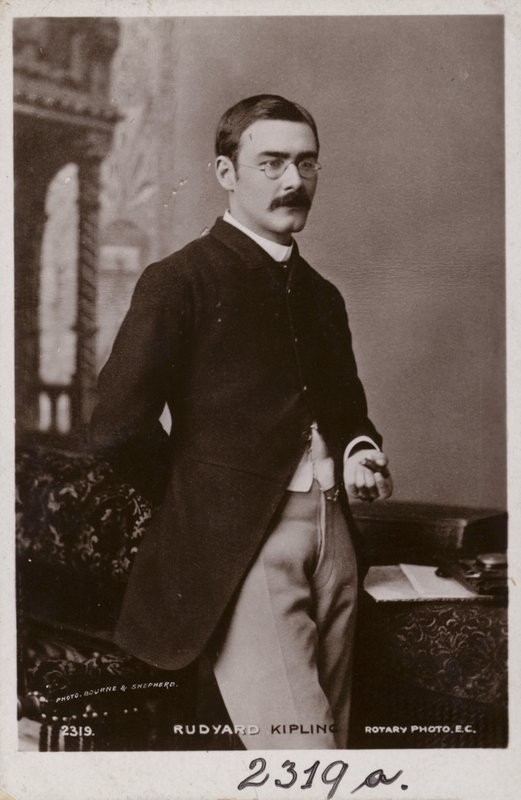 Rudyard Kipling (1865-1936), nouvelliste, poète et romancier anglais - English Photographer