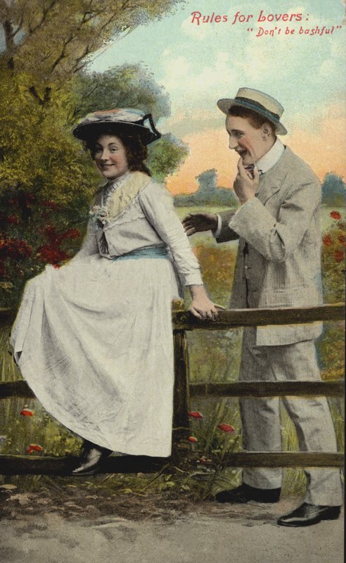 Règles pour les amoureux : "Ne soyez pas timide" - English Photographer