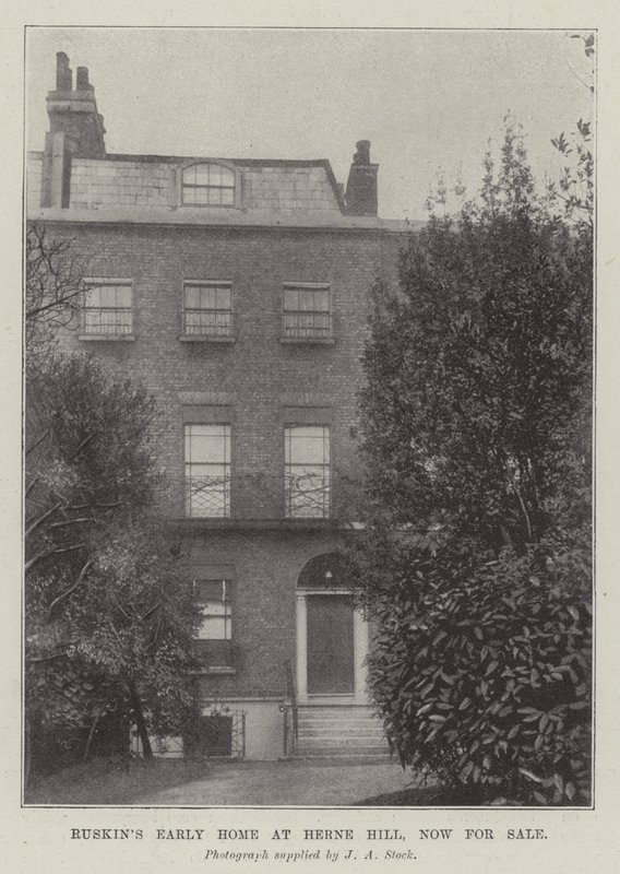 Ancienne maison de Ruskin à Herne Hill, maintenant à vendre - English Photographer